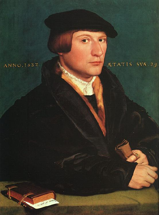 Hans Holbein Portrait of a Member of the Wedigh Family Sweden oil painting art
